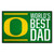 Green and Yellow NCAA Ducks "World's Best Dad" Rectangular Starter Door Mat 19" x 30" - IMAGE 1