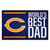 Blue and Orange NFL Chicago Bears "World's Best Dad" Rectangular Starter Door Mat 19" x 30" - IMAGE 1