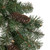 Pre-Lit Battery Operated Frosted Pine Christmas Wreath - 24" - Warm White LED Lights - IMAGE 3