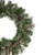 Pre-Lit Battery Operated Frosted Pine Christmas Wreath - 24" - Warm White LED Lights - IMAGE 4