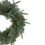 Pre-Lit Battery Operated Mixed Pine and Pine Cone Christmas Wreath - 24" - Warm White LED Lights - IMAGE 4