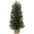 Traditional Scottsdale Mini Pine Artificial Christmas Tree in Burlap Base - 18" - Unlit - IMAGE 2