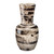 22" Brown and Beige Transitional Style Handmade Vase - IMAGE 1