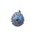 Ceramic Blowfish Figurine - 10" - Blue and Black - IMAGE 2