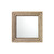 Wooden Framed Braided Seagrass Square Wall Mirror - 30" - Brown - IMAGE 2