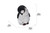 10" Large Sleeping Penguin Outdoor Garden Statue
