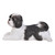 14.5" Black Lying Puppy Shih Tzu Outdoor Garden Statue - IMAGE 3