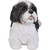 14.5" Black Lying Puppy Shih Tzu Outdoor Garden Statue - IMAGE 4