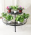 3.25' Solid Semi Circle Outdoor Patio Garden Plant and Display Stand - IMAGE 4