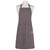 Pinstripes Unisex Adult Kitchen Apron - 32" - Granite Brown - IMAGE 1