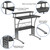 Set of 3 Black Ergonomic Work From Home With a Mesh Chair - 33 Inch - IMAGE 6