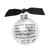 "Faith will light your path" Glass Christmas Ball Ornament 2.75" (70mm) - IMAGE 2