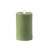 Battery Operated Flameless LED Pillar Candle - 6" - Sage Green - IMAGE 1