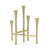 14" Gold Aluminum Candlesticks Stand - IMAGE 1