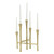 14" Gold Aluminum Candlesticks Stand - IMAGE 3