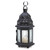 Moroccan Style Candle Lantern - 10.25" - Black and Clear - IMAGE 1