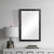 36" Brown and Clear Contemporary Rectangular Wall Mirror - IMAGE 5