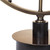 24" Black Modern Brushed Industrial Table Clock - IMAGE 3