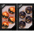 8ct Orange Jack-O-Lanterns and Pumpkin Faces Halloween Ball Ornaments 2.5" (67mm) - IMAGE 1