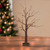 LED Lighted Christmas Twig Tree - 24" - Brown - Warm White Lights - IMAGE 1