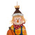36" Orange and Blue 'Happy Harvest' Scarecrow Yard Stake Thanksgiving Sign Decor - IMAGE 2