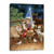 Blue and Brown Little Drummer Boy Rectangular Canvas Wall Art Decor 24" x 18" - IMAGE 1