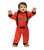 Orange 1-Piece Newborn Astronaut Costume - Size 6 to 12 Months - IMAGE 1