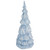Layered Ceramic Christmas Tree Decoration - 10.5" - Blue - IMAGE 3