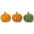 Fall Harvest Boxed Pumpkin Thanksgiving Decorations - Orange and Green - Set of 6 - IMAGE 4
