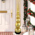 Shiny Ball Finial Tower Commercial Christmas Decoration - 4.5' - Gold - IMAGE 2