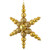 Shatterproof 3-Finish Snowflake Commercial Christmas Ornament - 18" - Gold - IMAGE 2