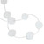 9' White Plush Snowball Christmas Garland - IMAGE 4