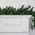 4' White Felt Winter Snowflake Garland - IMAGE 2