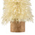 8.75" Glittered Cream Sisal Christmas Tree Decoration - IMAGE 4