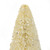 8.75" Glittered Cream Sisal Christmas Tree Decoration - IMAGE 5