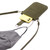 6.75" Army Green Vegan Leather Crossbody Pouch Purse - IMAGE 2