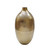 Streak Textured Aluminum Vase - 18.5" - Gold - IMAGE 1