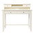 3.5' White Barberry Secretary Desk with Storage - IMAGE 1