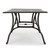 69.75" Bronze Contemporary Rectangular Outdoor Patio Dining Table - IMAGE 2