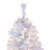 7.5' Pre-Lit Seneca White Spruce Artificial Christmas Tree, Dual Function LED Lights