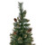 Pre-Lit Pencil Yorkshire Pine Glittered Artificial Christmas Tree - 7' - Clear Lights - IMAGE 5