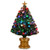 3' Pre-Lit Medium Artificial Ornamented Christmas Fireworks Tree, Fiber Optic Lights - IMAGE 1