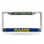 6" x12" Silver and Blue NFL Los Angeles Rams License Plate Frame - IMAGE 1