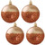4ct Gold Glittering Shatterproof Christmas Ball Ornament 4" (100mm) - IMAGE 1