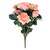 Rose Artificial Floral Bush Spray- 18" - Pink - IMAGE 3