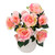 Rose Artificial Floral Bush Spray- 18" - Pink - IMAGE 4