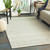 6' x 9' Gray and Beige Geometric Ethnic Patterned Rectangular Hand Tufted Area Rug - IMAGE 2