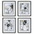 Tangled Threads Framed Wall Art - 28.25" x 24.25" - Set of 4 - IMAGE 1