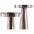 Set of 2 Silver Pedestal Pillar Candle Holders, 22" - IMAGE 6