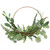 Eucalyptus Leaf and Fern Golden Ring Artificial Wreath - 30"